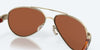 [Green Mirror Polarized Glass Lenses, Rose Gold Frame]