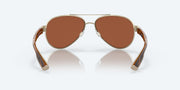 Green Mirror Polarized Glass Lenses, Rose Gold Frame