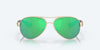 [Green Mirror Polarized Glass Lenses, Rose Gold Frame]