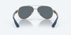 [Blue Mirror Polarized Polycarbonate Lenses, Golden Pearl Frame]