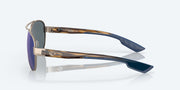 Blue Mirror Polarized Polycarbonate Lenses, Golden Pearl Frame