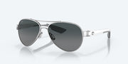 Gray Gradient Polarized Glass Lenses, Palladium Frame