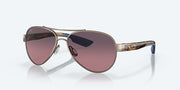 Rose Gradient Polarized Glass Lenses, Golden Pearl Frame