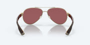 Gold Mirror Polarized Glass Lenses, Brushed Gold Frame