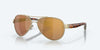 [Gold Mirror Polarized Glass Lenses, Brushed Gold Frame]