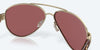 [Gold Mirror Polarized Glass Lenses, Brushed Gold Frame]