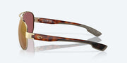 Gold Mirror Polarized Glass Lenses, Brushed Gold Frame