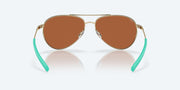 Green Mirror Polarized Polycarbonate Lenses, Shiny Gold Frame