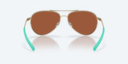 Green Mirror Polarized Glass Lenses, Shiny Gold Frame