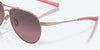 [Rose Gradient Polarized Glass Lenses, Satin Rose Gold Frame]