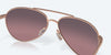 [Rose Gradient Polarized Glass Lenses, Satin Rose Gold Frame]