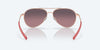 [Rose Gradient Polarized Glass Lenses, Satin Rose Gold Frame]