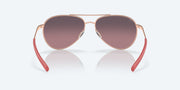 Rose Gradient Polarized Glass Lenses, Satin Rose Gold Frame