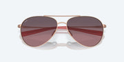 Rose Gradient Polarized Glass Lenses, Satin Rose Gold Frame