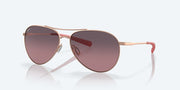 Rose Gradient Polarized Glass Lenses, Satin Rose Gold Frame