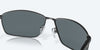 [Blue Mirror Polarized Polycarbonate Lenses, Matte Black Frame]