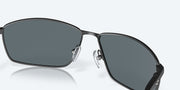 Blue Mirror Polarized Polycarbonate Lenses, Matte Black Frame