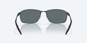 Blue Mirror Polarized Polycarbonate Lenses, Matte Black Frame