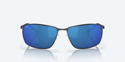 Blue Mirror Polarized Polycarbonate Lenses, Matte Black Frame