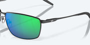 Green Mirror Polarized Polycarbonate Lenses, Matte Black Frame