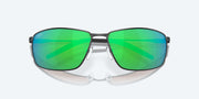 Green Mirror Polarized Polycarbonate Lenses, Matte Black Frame