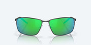 Green Mirror Polarized Polycarbonate Lenses, Matte Black Frame