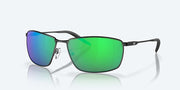 Green Mirror Polarized Polycarbonate Lenses, Matte Black Frame