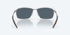 [Gray Silver Mirror Polarized Polycarbonate Lenses, Matte Silver Frame]