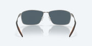 Gray Silver Mirror Polarized Polycarbonate Lenses, Matte Silver Frame