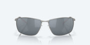 Gray Silver Mirror Polarized Polycarbonate Lenses, Matte Silver Frame