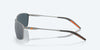 [Gray Silver Mirror Polarized Polycarbonate Lenses, Matte Silver Frame]