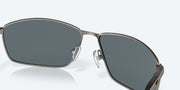 Blue Mirror Polarized Polycarbonate Lenses, Matte Dark Gunmetal Frame