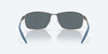 [Blue Mirror Polarized Polycarbonate Lenses, Matte Dark Gunmetal Frame]