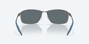 Blue Mirror Polarized Polycarbonate Lenses, Matte Dark Gunmetal Frame