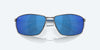 [Blue Mirror Polarized Polycarbonate Lenses, Matte Dark Gunmetal Frame]