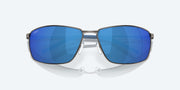 Blue Mirror Polarized Polycarbonate Lenses, Matte Dark Gunmetal Frame