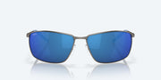 Blue Mirror Polarized Polycarbonate Lenses, Matte Dark Gunmetal Frame