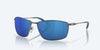 [Blue Mirror Polarized Polycarbonate Lenses, Matte Dark Gunmetal Frame]