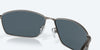 [Gray Silver Mirror Polarized Polycarbonate Lenses, Matte Dark Gunmetal Frame]