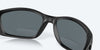 [Blue Mirror Polarized Polycarbonate Lenses, Matte Black Frame]