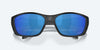 [Blue Mirror Polarized Polycarbonate Lenses, Matte Black Frame]