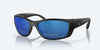 [Blue Mirror Polarized Polycarbonate Lenses, Matte Black Frame]