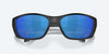 [Blue Mirror Polarized Polycarbonate Lenses, Matte Black Frame]