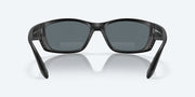 Blue Mirror Polarized Polycarbonate Lenses, Matte Black Frame