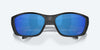 [Blue Mirror Polarized Polycarbonate Lenses, Matte Black Frame]