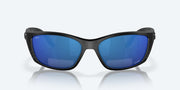 Blue Mirror Polarized Polycarbonate Lenses, Matte Black Frame