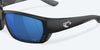 [Blue Mirror Polarized Polycarbonate Lenses, Matte Black Frame]