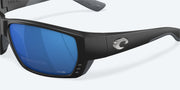 Blue Mirror Polarized Polycarbonate Lenses, Matte Black Frame