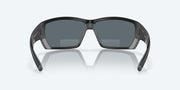 Blue Mirror Polarized Polycarbonate Lenses, Matte Black Frame