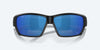 [Blue Mirror Polarized Polycarbonate Lenses, Matte Black Frame]